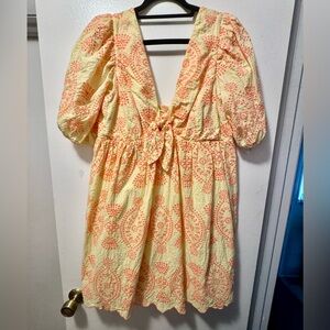 Lilly Pulitzer Yellow and Orange Dress
